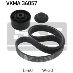 V formos rumbuotas diržas, komplektas
                                SKF                                                VKM