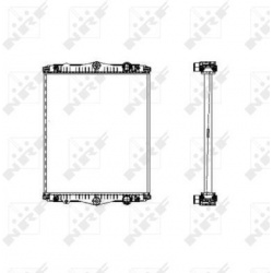 Aušinimo radiatorius
NRF 509744, NRF, 509744,