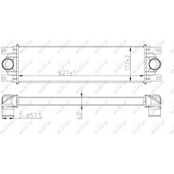 tarpinis suslėgto oro aušintuvas, kompresorius
NRF