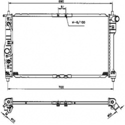 radiatorius, variklio aušinimas
                                NRF                                                53252, NR