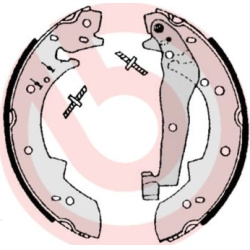 stabdžių trinkelių komplektas ESSENTIAL LINE
                                BREMBO                                       