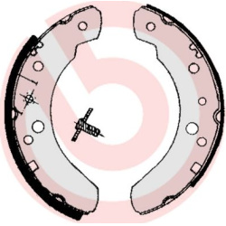 stabdžių trinkelių komplektas ESSENTIAL LINE
                                BREMBO                                       
