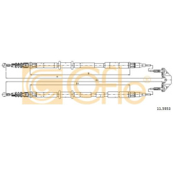trosas, stovėjimo stabdys
                                COFLE                                                11.5953, Nenu