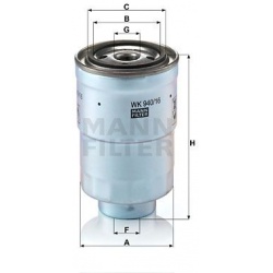 kuro filtras
                                MANN-FILTER                                                WK940/16, MANN-FILTER