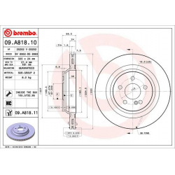 stabdžių diskas (1vnt) PRIME LINE - UV Coated
                                BREMBO                                       