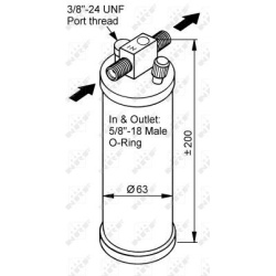 džiovintuvas, oro kondicionierius
                                NRF                                                33116, 