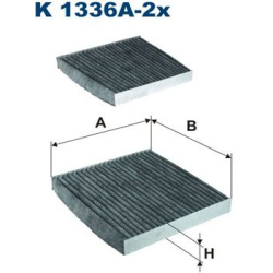 filtras, salono oras
                                FILTRON                                K1336A-2X, Nenurodytas gamintojas