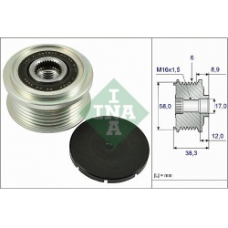 laisvos eigos sankaba, kint. sr. generatorius
                                INA                                            