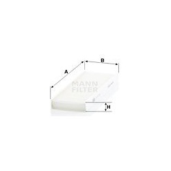 filtras, salono oras
                                MANN-FILTER                                CU24012-2, MANN-FILTER, CU240