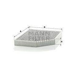 filtras, salono oras
                                MANN-FILTER                                                CUK2450, MANN