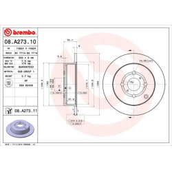 stabdžių diskas (1vnt) PRIME LINE
                                BREMBO                                                08.