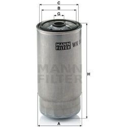 kuro filtras
                                MANN-FILTER                                                WK845/7, MANN-FILTER,