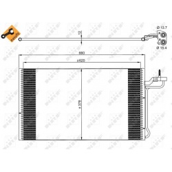 kondensatorius, oro kondicionierius EASY FIT
                                NRF                                             