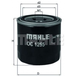 Filtras tepalo
                                MAHLE                                                OC1255, MAHLE, OC1255, au