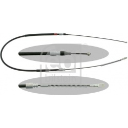 trosas, stovėjimo stabdys
                                FEBI BILSTEIN                                01657, FEBI BILSTEIN,