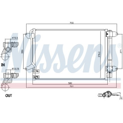 kondensatorius, oro kondicionierius ** FIRST FIT **
                                NISSENS                                94