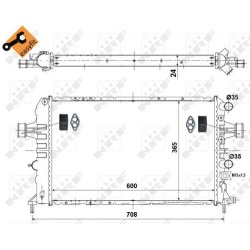 Aušinimo radiatorius
                                NRF                                                58355, NRF, 58355, a