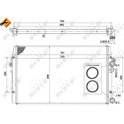 Aušinimo radiatorius
                                NRF                                                58334, NRF, 58334, a