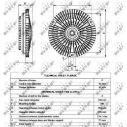 sankaba, radiatoriaus ventiliatorius
                                NRF                                49537, NRF, 49537, au