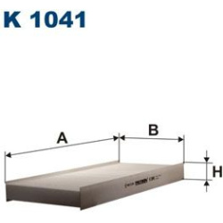 filtras, salono oras
                                FILTRON                                                K1041, Nenurodyta