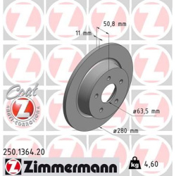 stabdžių diskas (1vnt) COAT Z
                                ZIMMERMANN                                                250