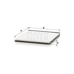 filtras, salono oras
                                MANN-FILTER                                                CU2734, MANN-