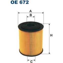 alyvos filtras
FILTRON OE672, Nenurodytas gami