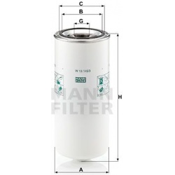 hidraulinis filtras, automatinė transmisija
                                MANN-FILTER                                W1314