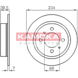 stabdžių diskas (1vnt)
                                KAMOKA                                1031580, KAMOKA, 1031580, auto