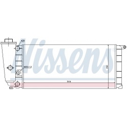 Aušinimo radiatorius
NISSENS 61837, NISSENS,