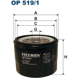 alyvos filtras
                                FILTRON                                                OP519/1, Nenurodytas ga