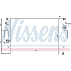 Aušinimo radiatorius
                                NISSENS                                                61981, NISSENS, 