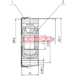 pusašio šarnyras
                                KAMOKA                                                8010, KAMOKA, 8010, 