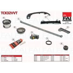paskirstymo grandinės komplektas
                                FAI AutoParts                                TCK32VVT, FAI 