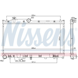Aušinimo radiatorius
                                NISSENS                                                67745, NISSENS, 