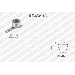paskirstymo diržo komplektas
                                SNR                                KD452.13, SNR, KD45213, auto