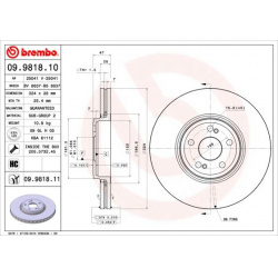 stabdžių diskas (1vnt) PRIME LINE - UV Coated
                                BREMBO                                       