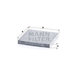 filtras, salono oras
                                MANN-FILTER                                                CUK22021, MAN