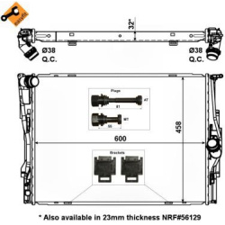 Aušinimo radiatorius
                                NRF                                                53473, NRF, 53473, a