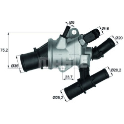 BEHR                                TI 162 88, BEHR, TI16288, auto detalė