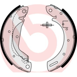 Stabdžių trinkelių komplektas ESSENTIAL LINE
                                BREMBO                                       