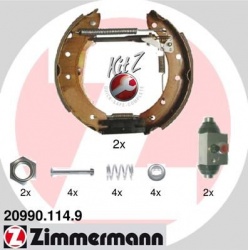 stabdžių trinkelių komplektas KIT Z
                                ZIMMERMANN                                20990.114.9,