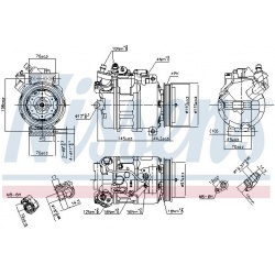 kompresorius, oro kondicionierius ** FIRST FIT **
NISSENS