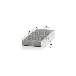 filtras, salono oras
                                MANN-FILTER                                CUK26013-2, MANN-FILTER, CUK2
