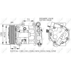 kompresorius, oro kondicionierius EASY FIT
                                NRF                                               