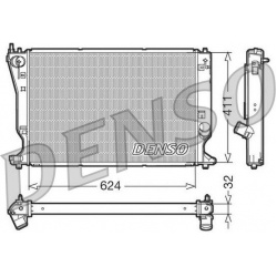 Aušinimo radiatorius
                                DENSO                                DRM50032, DENSO, DRM50032, auto de