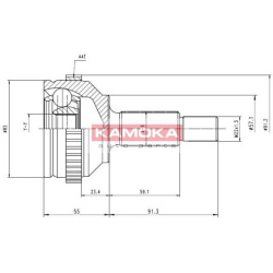 pusašio šarnyras
                                KAMOKA                                                6714, KAMOKA, 6714, 
