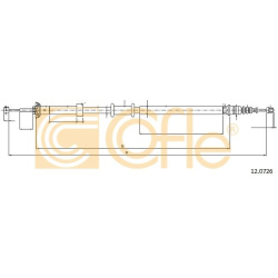 trosas, stovėjimo stabdys
                                COFLE                                                12.0726, Nenu