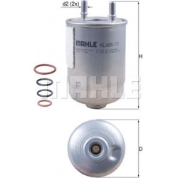 Filtras kuro diesel
                                MAHLE                                                KL485/15D, MAHLE, KL