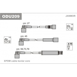 uždegimo laido komplektas
                                JANMOR                                                ODU209, JANM
